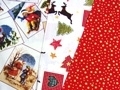 Weihnachts-Baumwollstoffe