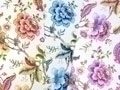 Dekostoffe mit Blumen